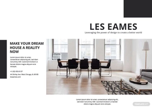 Editable Interior Design Catalog Template