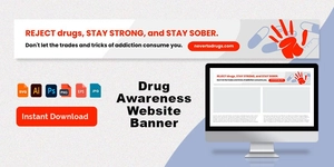 Drug Awareness Website Banner