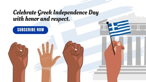 Greek Independence Day Youtube Thumbnail Cover