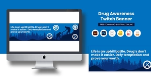 Drug Awareness Twitch Banner