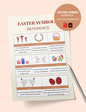 Easter Chart For School