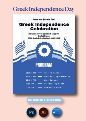 Greek Independence Day Program Greek Independence Day Program