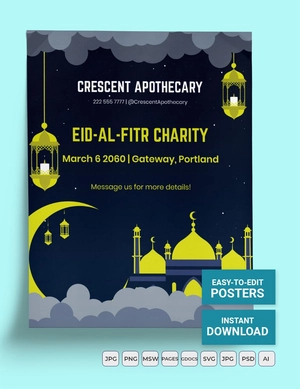 Eid al-Fitr Event Flyer