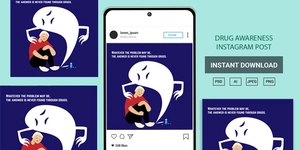 Drug Awareness Instagram Post