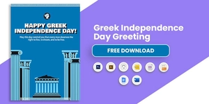 Greek Independence Day Greeting