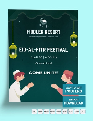 Eid al-Fitr Event Poster