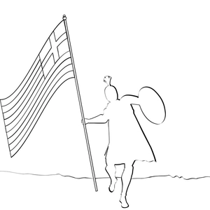 Greek Independence Day Drawing Greek Independence Day Drawing