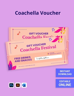 Coachella Voucher