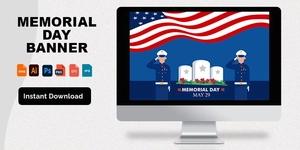 Memorial Day Banner