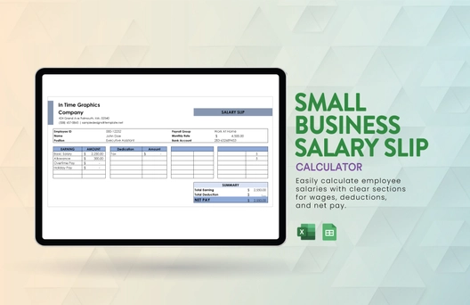 Small Business Salary Slip Calculator