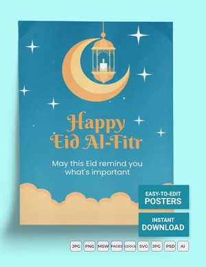 Happy Eid al-Fitr Greeting Card