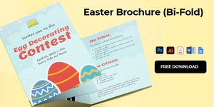 Easter Brochure Template Easter Brochure Template