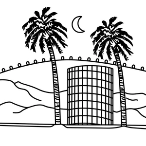 Coachella Outline Clipart