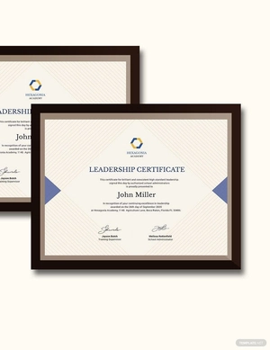 Creative Leadership Certificate Template