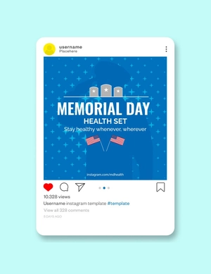 Memorial Day Instagram Ads