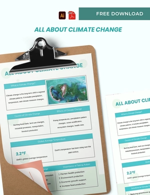 Climate Change Anchor Chart