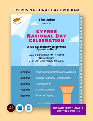 Cyprus National Day Program