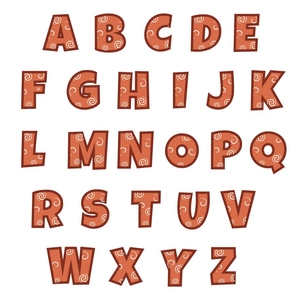 Letter Design Clipart