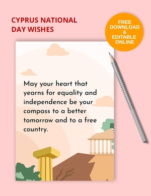 Cyprus National Day Wishes