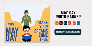 May Day Photo Banner