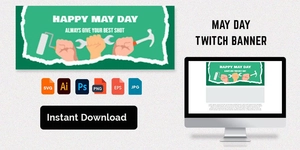 May Day Flex Banner
