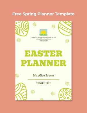 Easter Planner