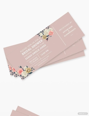 Ticket Invitation Template