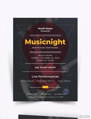 Music Flyer Template