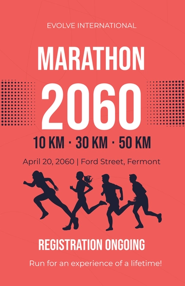 Free Marathon Event Template to Edit Online