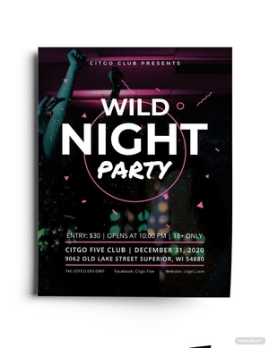 Nightclub Party Flyer Template Nightclub Party Flyer Template