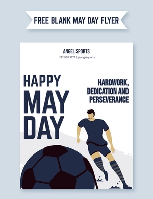 holidayBlank May Day Flyer