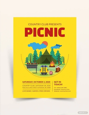 Picnic Flyer Template