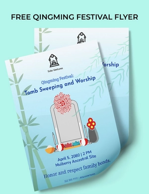Qingming Festival Flyer