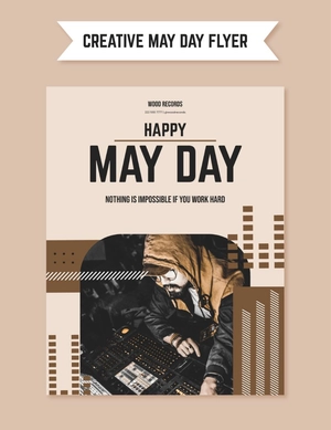 Creative May Day Flyer