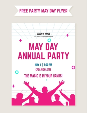 Party May Day Flyer