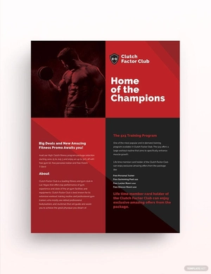 Gym Flyer Template