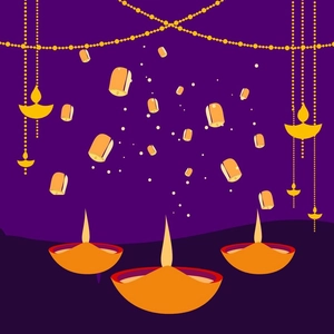 Festival of Lights Illustration