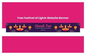 Festival of Lights Website Banner