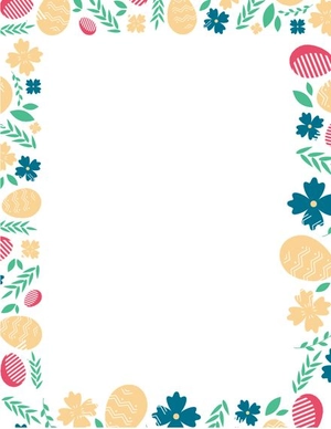 Orthodox Easter Border