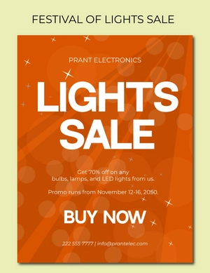 Festival of Lights Sale