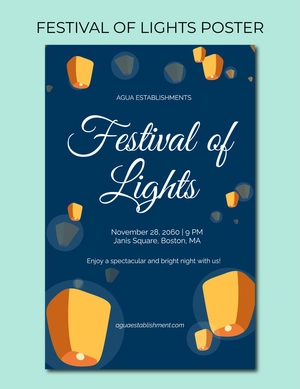 Festival of Lights Poster