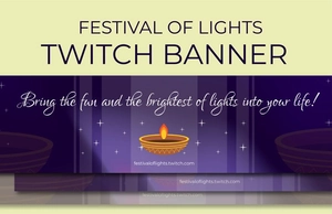 Festival of Lights Twitch Banner