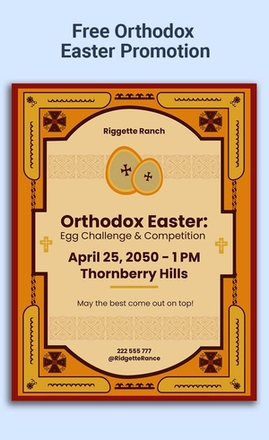 Orthodox Easter Promotion