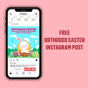 Orthodox Easter Instagram Post