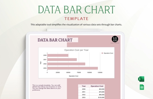 Data Bar Chart Template