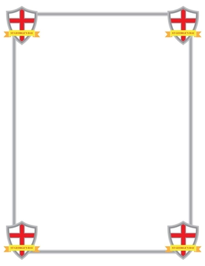 St. George's Day Border St. George's Day Border
