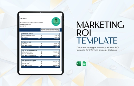 Marketing ROI Template