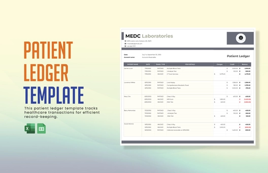 Patient Ledger Template