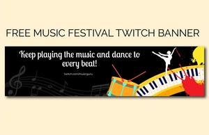 Music Festival Twitch Banner