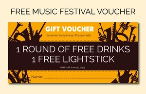 Music Festival Voucher